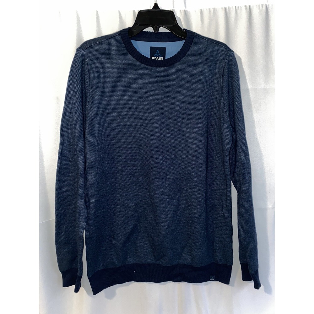 Prana Vertawn Sweater Blue‎ Mens Small